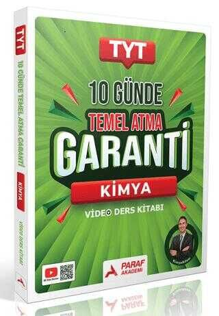 TYT Kimya 10 Günde Temel Atma Garanti Video Ders Kitabı Paraf Akademi Yayınları Vega Efsanesi