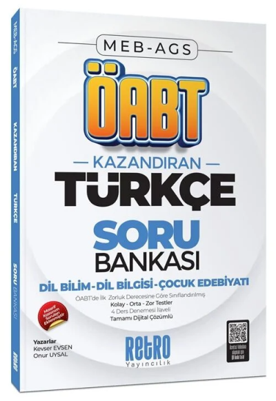 2026 MEB AGS ÖABT Türkçe Öğretmenliği Dil Bilim-Dil Bilgisi Çocuk Edebiyatı Soru Bankası Retro Kitap Vega Efsanesi