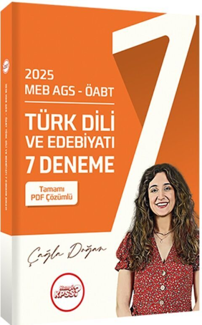 2025 MEB AGS ÖABT Türk Dili ve Edebiyatı 7 Deneme Sınavı Tamamı PDF Çözümlü Hangi Kpss Vega Efsanesi