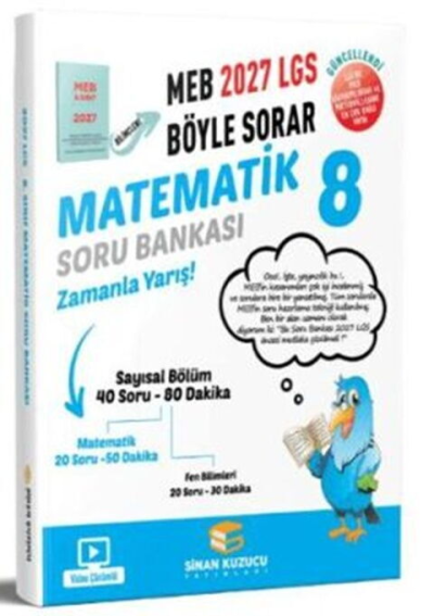 2027 8. Sınıf LGS Matematik Soru Bankası Sinan Kuzucu Vega Efsanesi