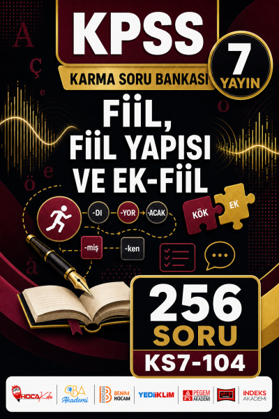 Fiil, Fiil Yapısı ve Ek-Fiil 7 Yayın 256 Soru Vega Efsanesi