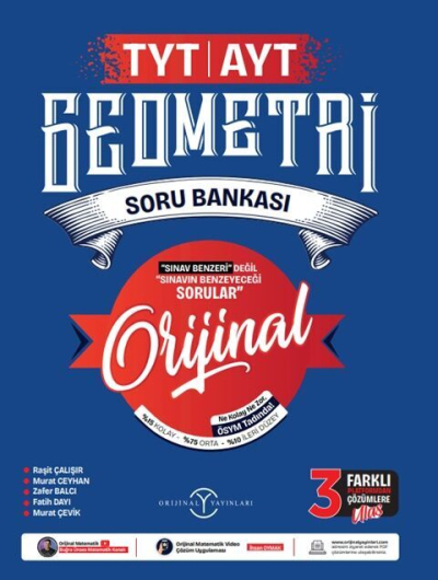 TYT AYT Geometri Soru Bankası Orijinal Yayınları Vega Efsanesi