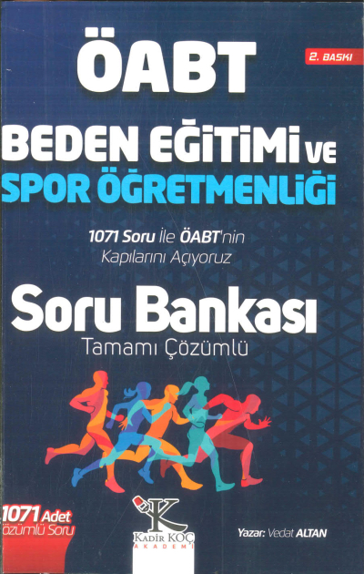 BEDEN EĞİTİMİ VE SPOR ÖÜRETMENLİĞİ 1071 TAMAMI ÇÖZÜMLÜ SORU BANKASI Vega Efsanesi