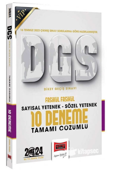 2024 DGS Sözel Sayısal Bölüm Tamamı Çözümlü Fasikül 10 Deneme Vega Efsanesi