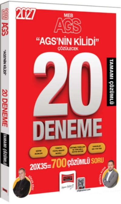 MEB AGS Tüm Dersler AGS nin Kilidi Tamamı Çözümlü 20 Deneme Yargı Yayınları Vega Efsanesi