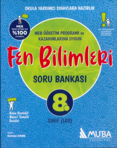 8. Sınıf Fen Bilimleri Soru Bankası Muba Yayınları Vega Efsanesi