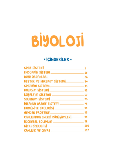 AYT Biyoloji Vip Notlar Vin Kampüs