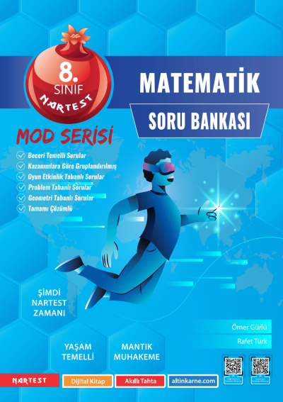 8. Sınıf Mod Matematik Soru Bankası Nartest Yayınları Vega Efsanesi