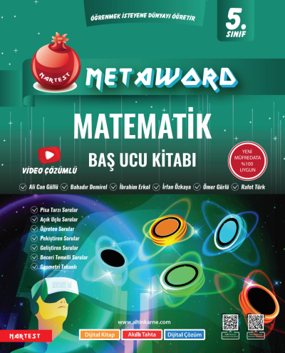 5. Sınıf Matematik Metaword Baş Ucu Kitabı Nartest Vega Efsanesi