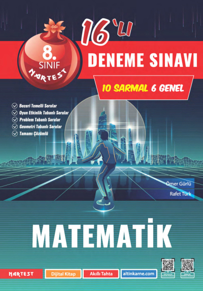 8. Sınıf Matematik Mod 16 Deneme Nartest Yayınları