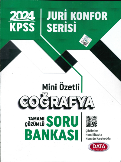 MİNİ ÖZETLİ COĞRAFYA SORU BANKASI TAMAMI ÇÖZÜMLÜ JURİ KONFOR SERİSİ
