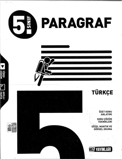 5. Sınıf Türkçe Paragraf Soru Bankası Hız Yayınları Vega Efsanesi