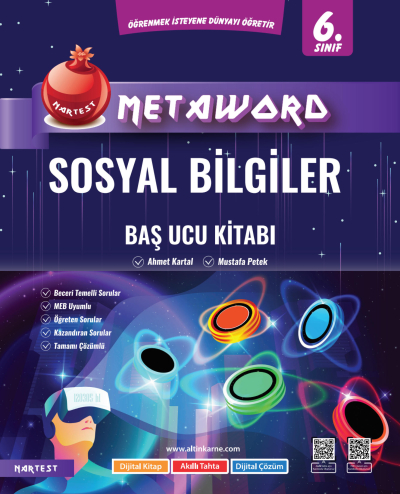 6. Sınıf Metaword Sosyal Bilgiler Nartest Yayınları Vega Efsanesi
