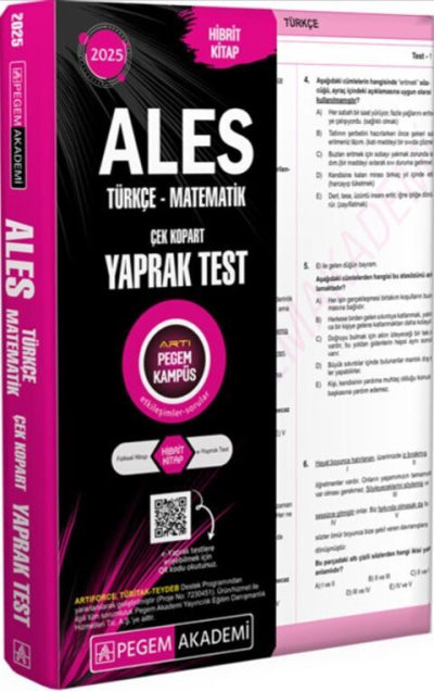 2025 ALES Çek Kopart Yaprak Test Pegem Yayınları Vega Efsanesi