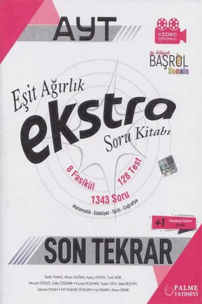 AYT Eşit Ağırlık Ekstra Son Tekrar Soru Kitabı Vega Efsanesi