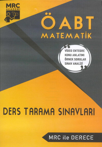 ÖABT İLKÖĞRETİM MATEMATİK DERS TARAMA SINAVLARI MRC İLE DERECE Vega Efsanesi