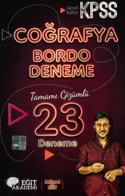 COĞRAFYA BORDO 23 DENEME TAMAMI ÇÖZÜMLÜ MEHMET EĞİT Vega Efsanesi