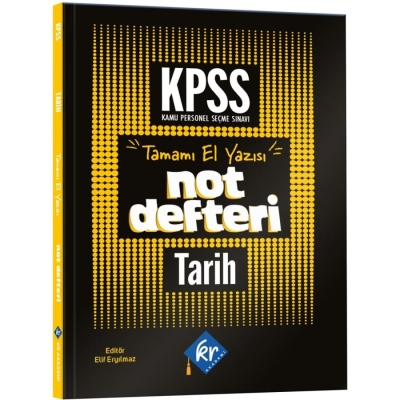 KPSS GY-GK Tarih Konu Anlatımlı Not Defteri KR Akademi Yayınları Vega Efsanesi