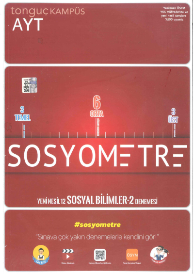 AYT Sosyometre Denemesi Vega Efsanesi