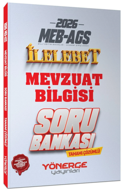 2026 MEB-AGS Mevzuat Bilgisi İlelebet Soru Bankası Çözümlü Yönerge Yayınları Vega Efsanesi