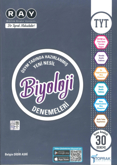 TYT Biyoloji 30 Deneme Kitabı Vega Efsanesi