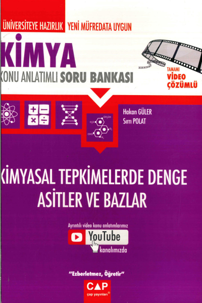 KİMYASAL TEPKİMELERDE DENGE ASİTLER VE BAZLAR KONU ANLATIMLI SORU BANKASI Vega Efsanesi