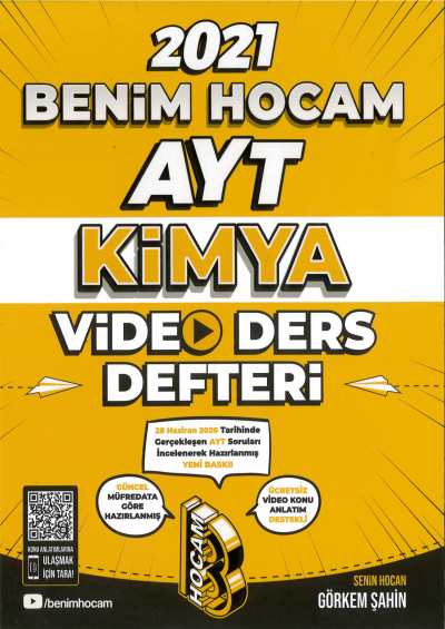 AYT KİMYA VİDEO DERS DEFTERİ Vega Efsanesi