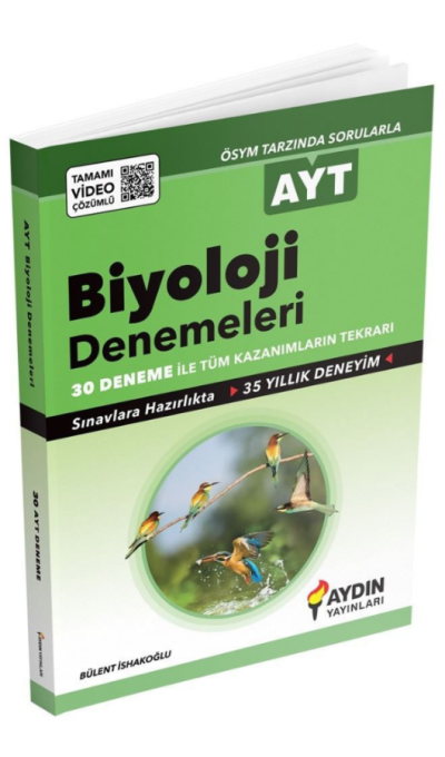 AYT Biyoloji 30 Deneme Aydın Yayınları