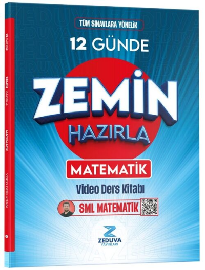 SML Matematik 12 Günde Zemin Hazırla Matematik Video Ders Kitabı Zeduva Yayınları Vega Efsanesi