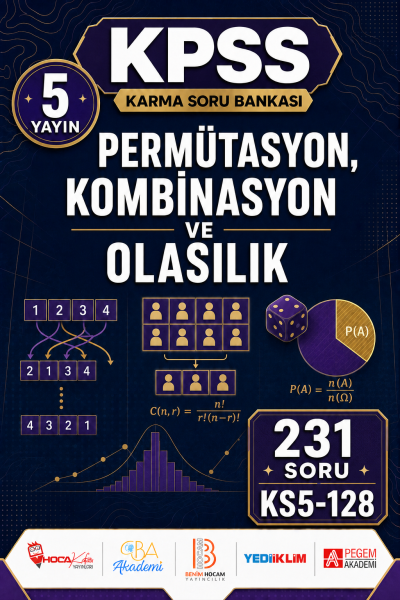 Permütasyon, Kombinasyon ve Olasılık 5 Yayın 231 Soru Vega Efsanesi