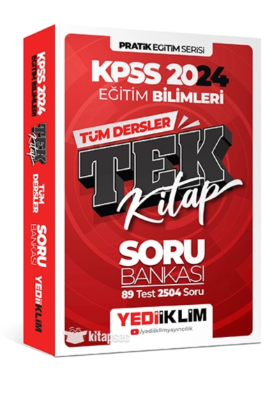 2024 KPSS Eğitim Bilimleri Tüm Dersler Tek Kitap Soru Bankası Vega Efsanesi