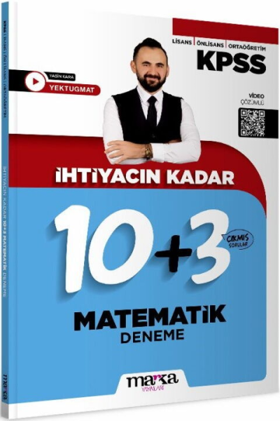 2026 KPSS İhtiyacın Kadar Matematik 13 Deneme Marka Yayınları Vega Efsanesi