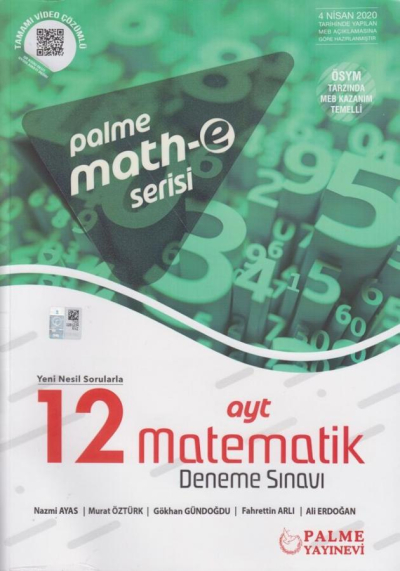 AYT Matematik 12 Deneme Sınavı Mathe Serisi Palme Yayınları Vega Efsanesi