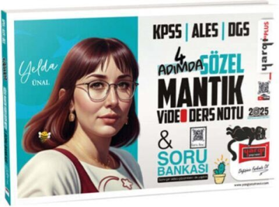 2025 KPSS ALES DGS 4 Adımda Sözel Mantık Video Ders Notu & Soru Bankası (Yelda Ünal) Yargı Yayınları Vega Efsanesi