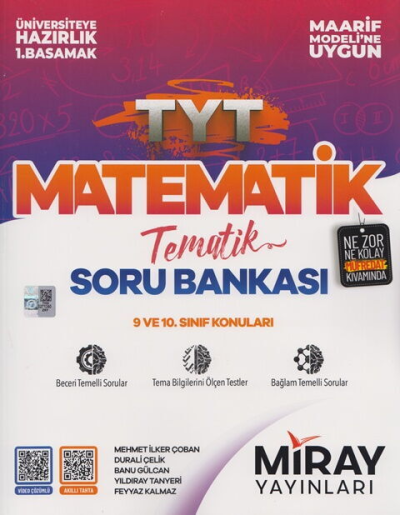 TYT Matematik Maarif Model Tematik Soru Bankası Miray Yayınları Vega Efsanesi