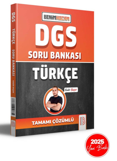 2025 DGS Türkçe Tamamı Çözümlü Soru Bankası Benim Hocam Yayınları Vega Efsanesi