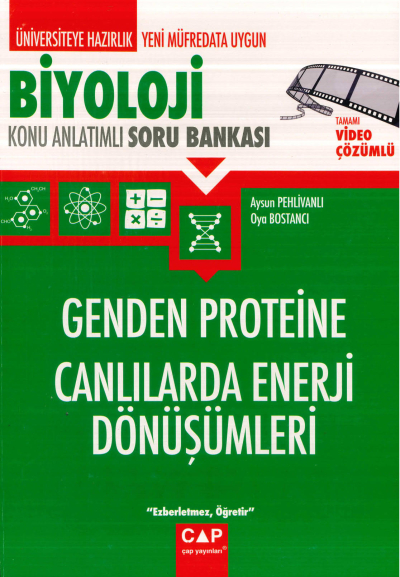 BİYOLOJİ GENDEN PROTEİNE CANLILARDA ENERJİ DÖNÜŞÜMLERİ KONU ANLATIMLI SORU BANKASI Vega Efsanesi