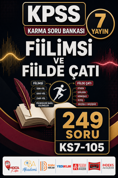 Fiilimsi ve Fiilde Çatı 7 Yayın 249 Soru Vega Efsanesi