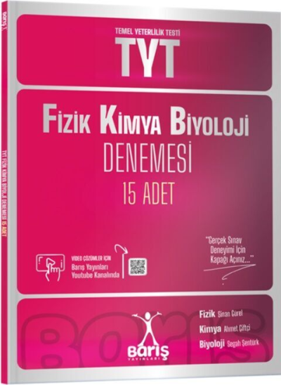 TYT Fizik Kimya Biyoloji Denemesi 15 Adet Barış Yayınları Vega Efsanesi