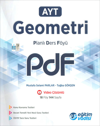 AYT Geometri Planlı Ders Föyü PDF Eğitim Vadisi Yayınları Vega Efsanesi