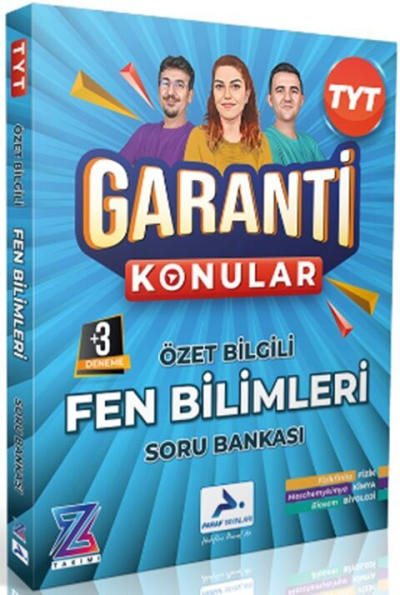 Z Takımı TYT Fen Bilimleri Garanti Konular Soru Bankası Paraf Yayınları Vega Efsanesi