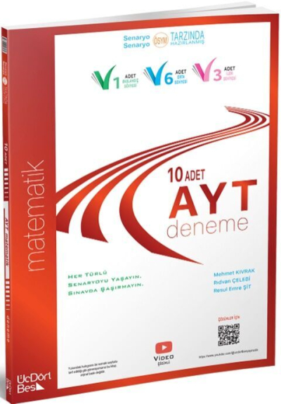 Model AYT 10 lu Matematik Deneme Üç Dört Beş Yayınları Vega Efsanesi