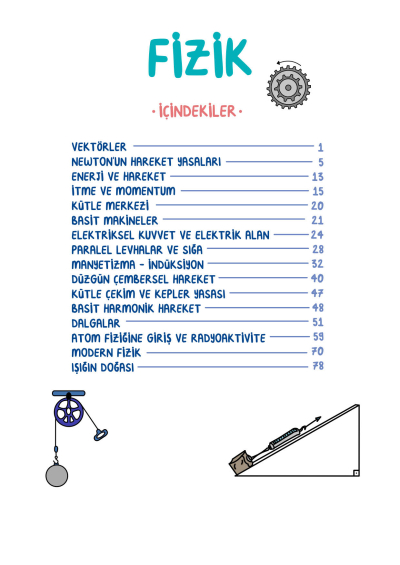 AYT Fizik Vip Notlar Vin Kampüs Vega Efsanesi
