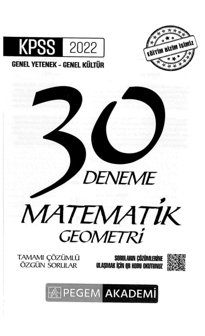 30LU MATEMATİK ÇÖZÜMLÜ DENEME Vega Efsanesi
