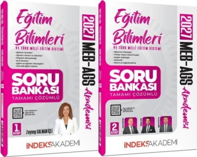 MEB-AGS Akademisi Eğitim Bilimleri ve Türk Milli Eğitim Sistemi Soru Bankası Seti Çözümlü İndeks Akademi Yayıncılık (Cilt 1-2) Vega Efsanesi