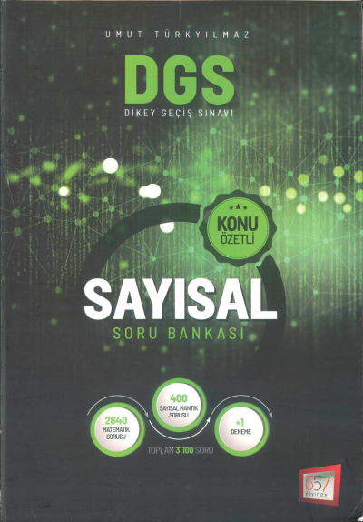 UMUT TÜRKYILMAZ DGS SAYISAL KONU ÖZETLİ SORU BANKASI Vega Efsanesi