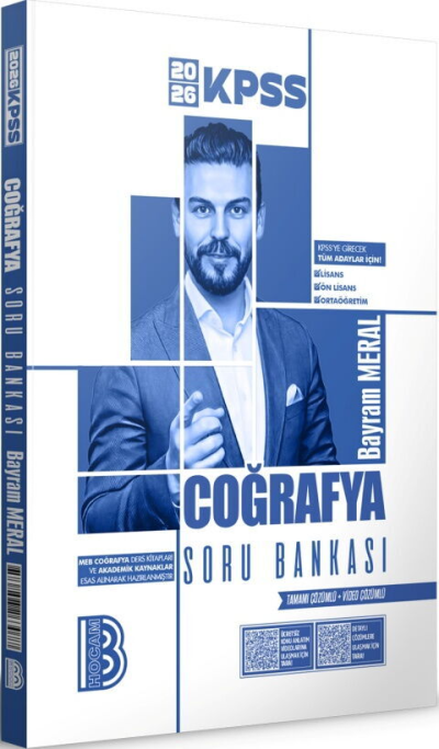2026 KPSS Coğrafya Tamamı Çözümlü Soru Bankası Benim Hocam Yayınları Vega Efsanesi