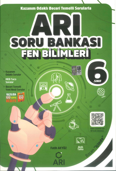 6. Sınıf Fen Bilimleri Soru Bankası Arı Yayınları Vega Efsanesi