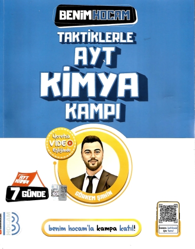 Taktiklerle AYT Kimya Kampı Benim Hocam Yayınları Vega Efsanesi