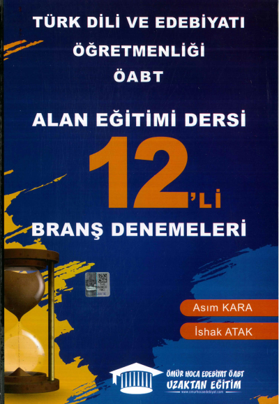 ALAN EĞİTİM DERSİ 12 Lİ BRANŞ DENEMELERİ Vega Efsanesi